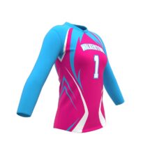 ZA Attack Long Sleeve Volleyball Jersey-1136